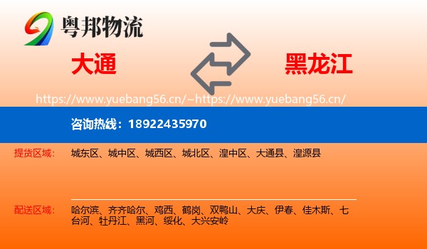 大通到黑龙江物流