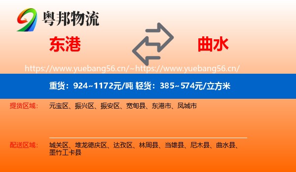 东港到曲水县物流