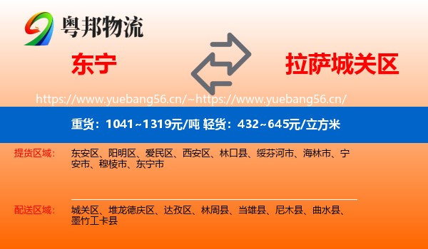 东宁到城关区物流