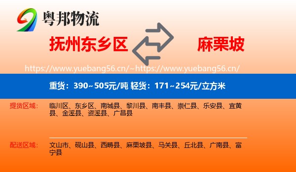 抚州东乡区到麻栗坡县物流