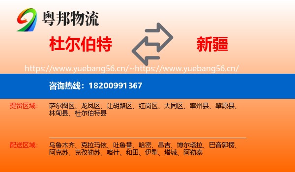 杜尔伯特到新疆物流