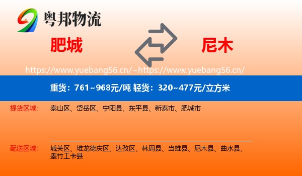 肥城到尼木县物流