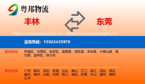 丰林到东莞物流