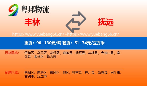 丰林到抚远市物流