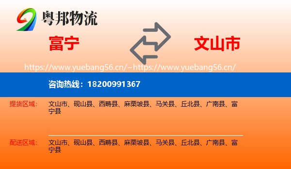 富宁到文山市物流