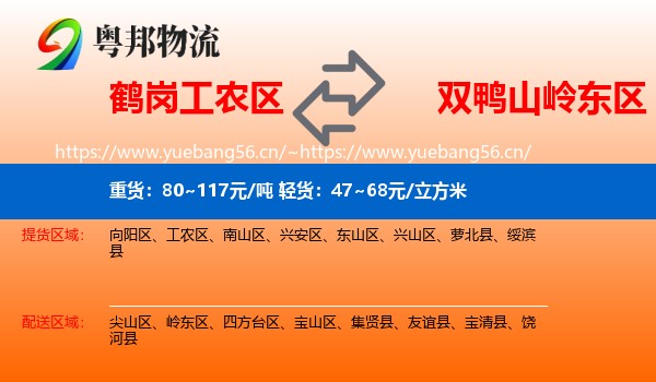 工农区到岭东区物流专线