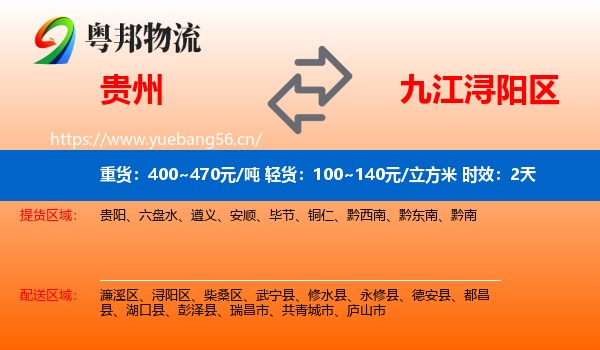 贵州到浔阳区物流 贵州到浔阳区物流专线名片