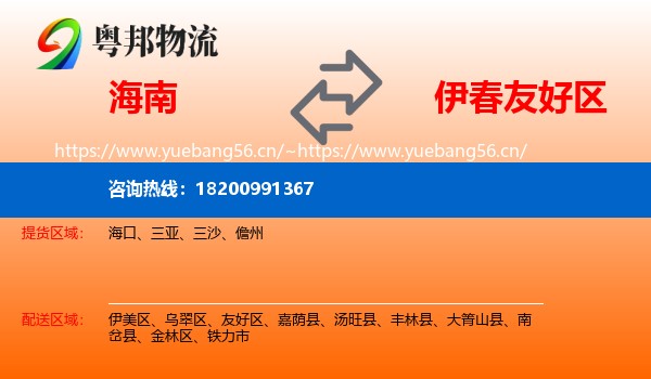 海南到友好区物流