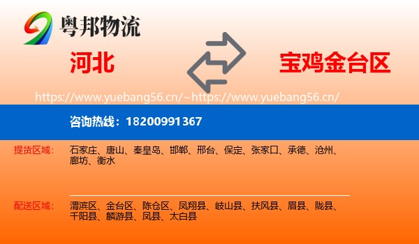河北到金台区物流