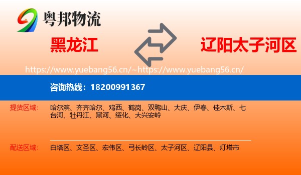 黑龙江到太子河区物流