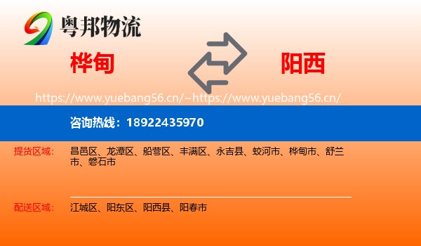桦甸到阳西县物流