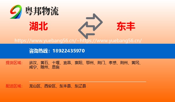 湖北到东丰县物流专线