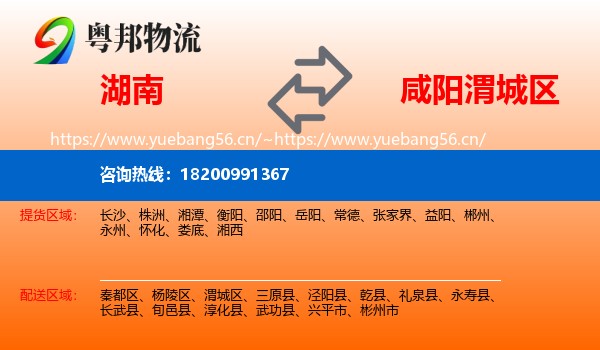 湖南到渭城区物流