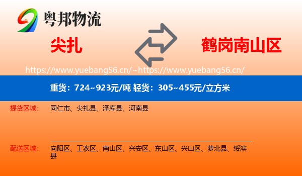 尖扎县到南山区物流专线