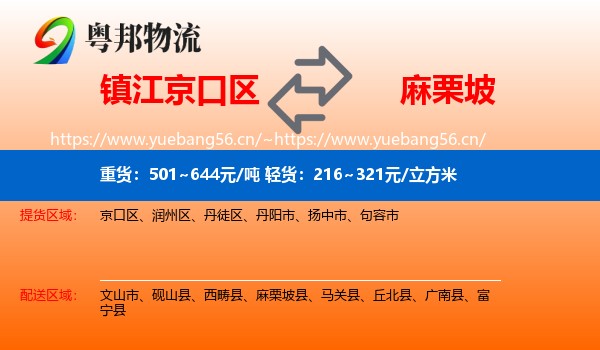 镇江京口区到麻栗坡县物流