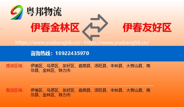 伊春金林区到友好区物流