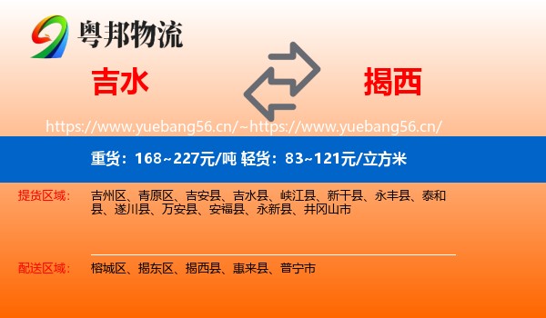 吉水到揭西县物流