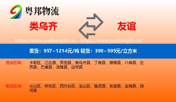 类乌齐到友谊县物流