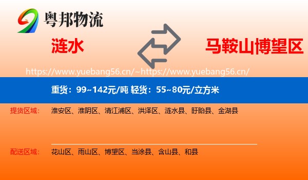 涟水到博望区物流