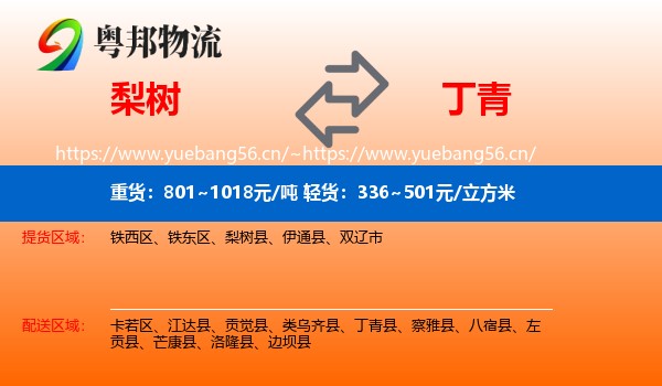 梨树到丁青县物流
