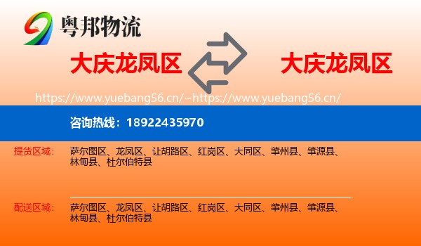 大庆龙凤区到龙凤区物流