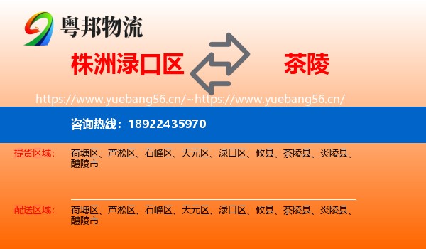 株洲渌口区到茶陵县物流