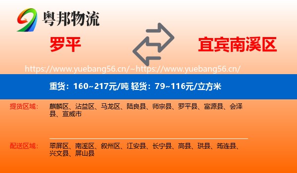 罗平到南溪区物流