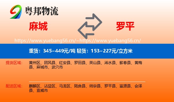麻城到罗平县物流