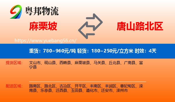 麻栗坡到路北区物流专线名片