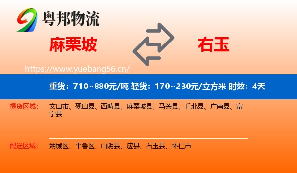 麻栗坡到右玉县物流专线名片