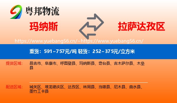玛纳斯到达孜区物流