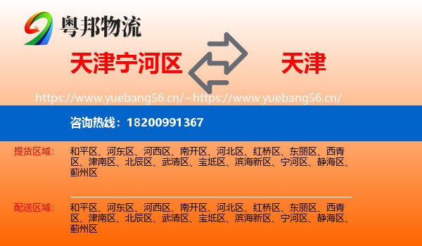 天津宁河区到天津物流