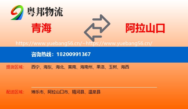 青海到阿拉山口市物流