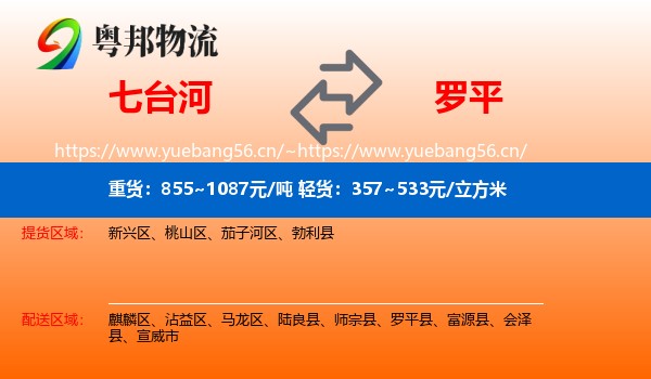 七台河到罗平县物流