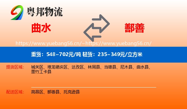 曲水到鄯善县物流