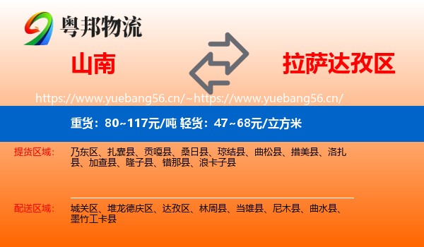 山南到达孜区物流