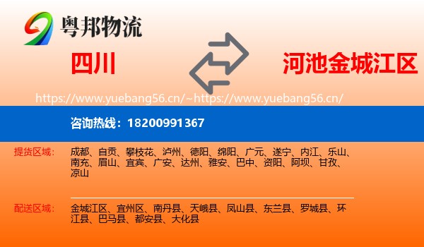 四川到金城江区物流
