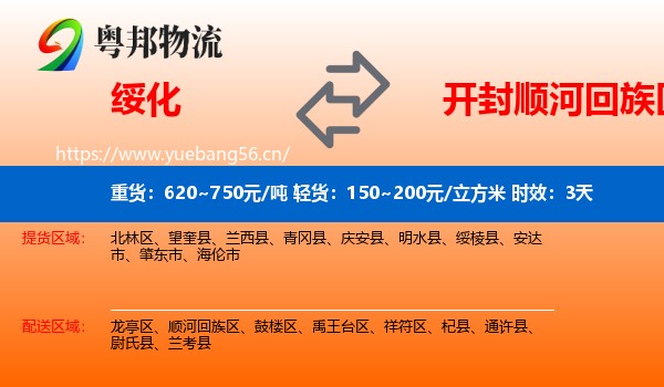 绥化到顺河回族区物流 绥化到顺河回族区物流专线名片
