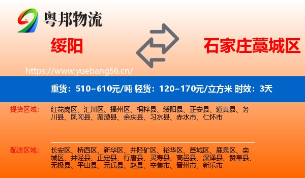 绥阳到藁城区物流专线名片