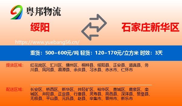 绥阳到新华区物流专线名片