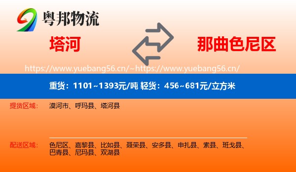 塔河到色尼区物流