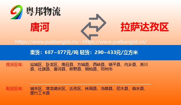 唐河到达孜区物流