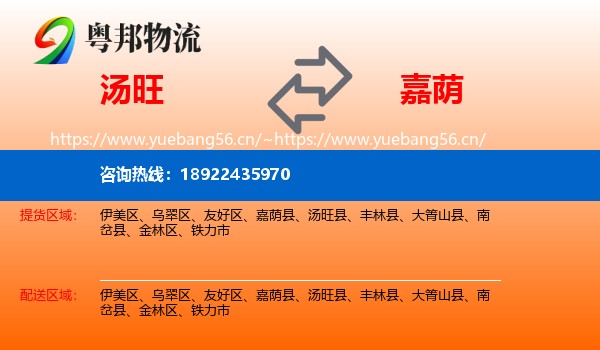 汤旺到嘉荫县物流