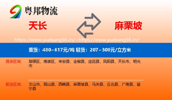 天长到麻栗坡县物流