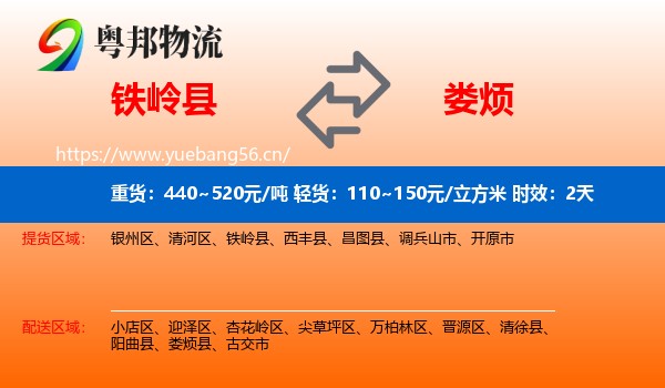 铁岭县到娄烦县物流专线名片