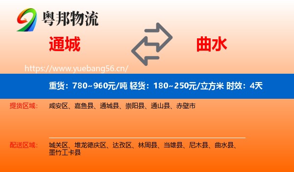 通城到曲水县物流专线名片
