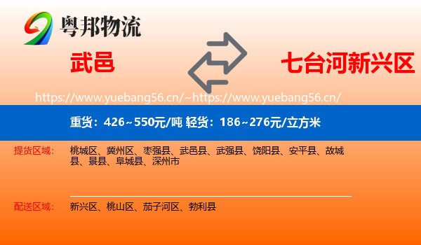 武邑到新兴区物流