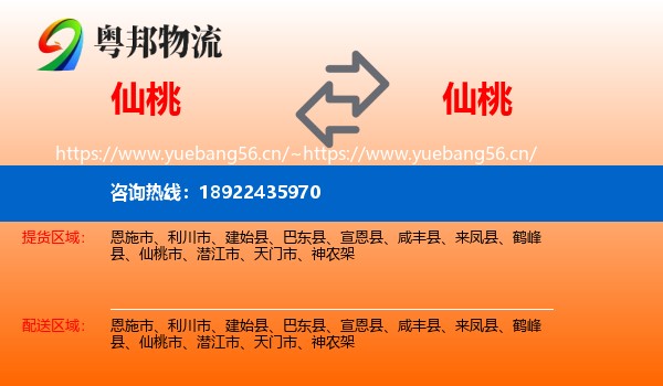 仙桃到仙桃市物流