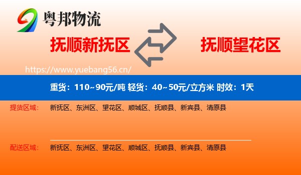 抚顺新抚区到望花区物流 抚顺新抚区到望花区物流专线名片