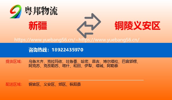 新疆到义安区物流